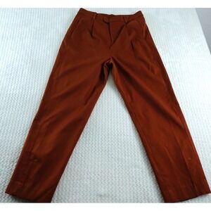 BR x Harbison Safari Suit Pants Sz 8 Spice Ankle Button Pleated Smart Casual